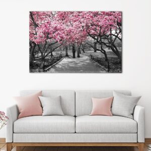 5 panels Central Park in Bloom canvas art