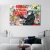1 panels graffiti graffiti monkey canvas art