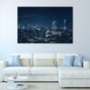 1 panels london skyline at night canvas art
