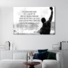 1 panels rocky balboa Quote canvas art