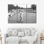 3 panels Ben Hogan 1 Iron shot canvas art