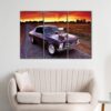  tableau tryptique dodge charger