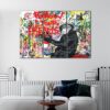 3 panels graffiti graffiti monkey canvas art