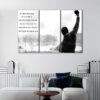 3 panels rocky balboa Quote canvas art