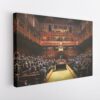banksy monkey parliamen stretched canvas