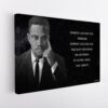 malcom x quote stretched canvas