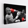 mike tyson boxing stretched canvas