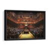 monkey parliamen framed canvas black frame