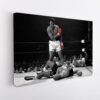 muhammad ali knockout stretched canvas