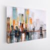 new york city giclee print stretched canvas