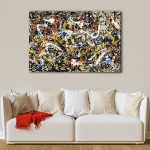 1 panels Convergence abstract canvas art