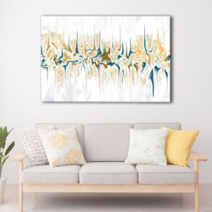 5 panels acrylic abstract canvas art