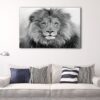 1 panels blue eyes lion canvas art