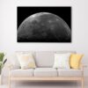 1 panels half moon canvas art