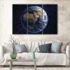 tableau tryptique la terre sous les étoiles