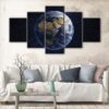 tableau la terre sous les étoiles 5 pièces