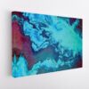 black marble stretched canvas