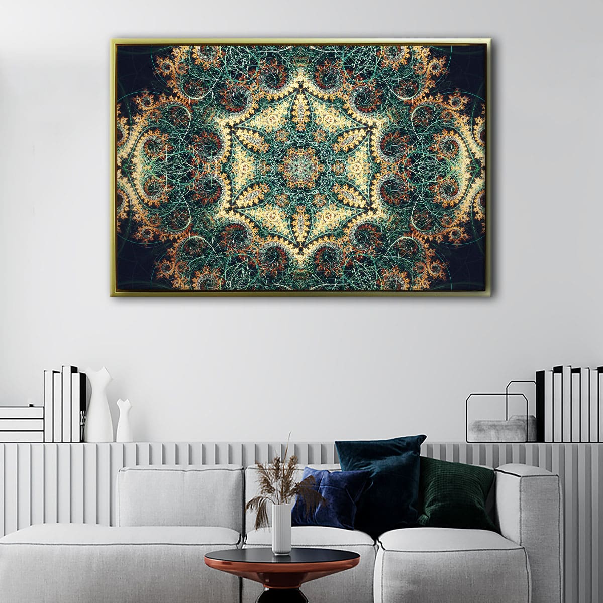 Mandala framed wall art new arrivals