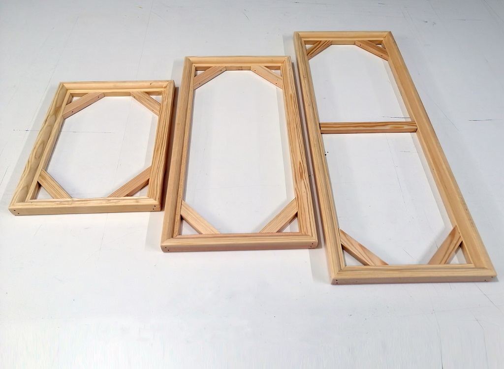 reinforced wood stretcher bars