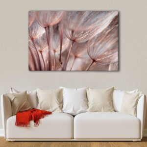 5 panels dandelion flowers canvas art