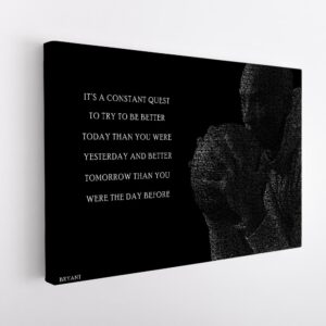 tableau tryptique citation sur le basketball