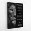 lion quote canvas