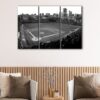 3 panels old wrigley field stadium canvas art