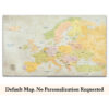 Classic push pin europe map no quote