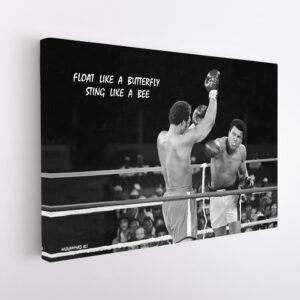 3 panels Ali butterfly quote canvas art
