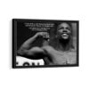 Floyd Mayweather framed canvas black frame