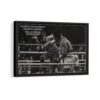 ali ko quote framed canvas black frame