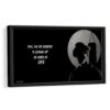 rocky boxing framed canvas black framed