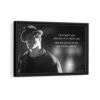 rocky movie quote framed canvas black frame