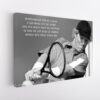 Jim Courier tennis stretched canvas