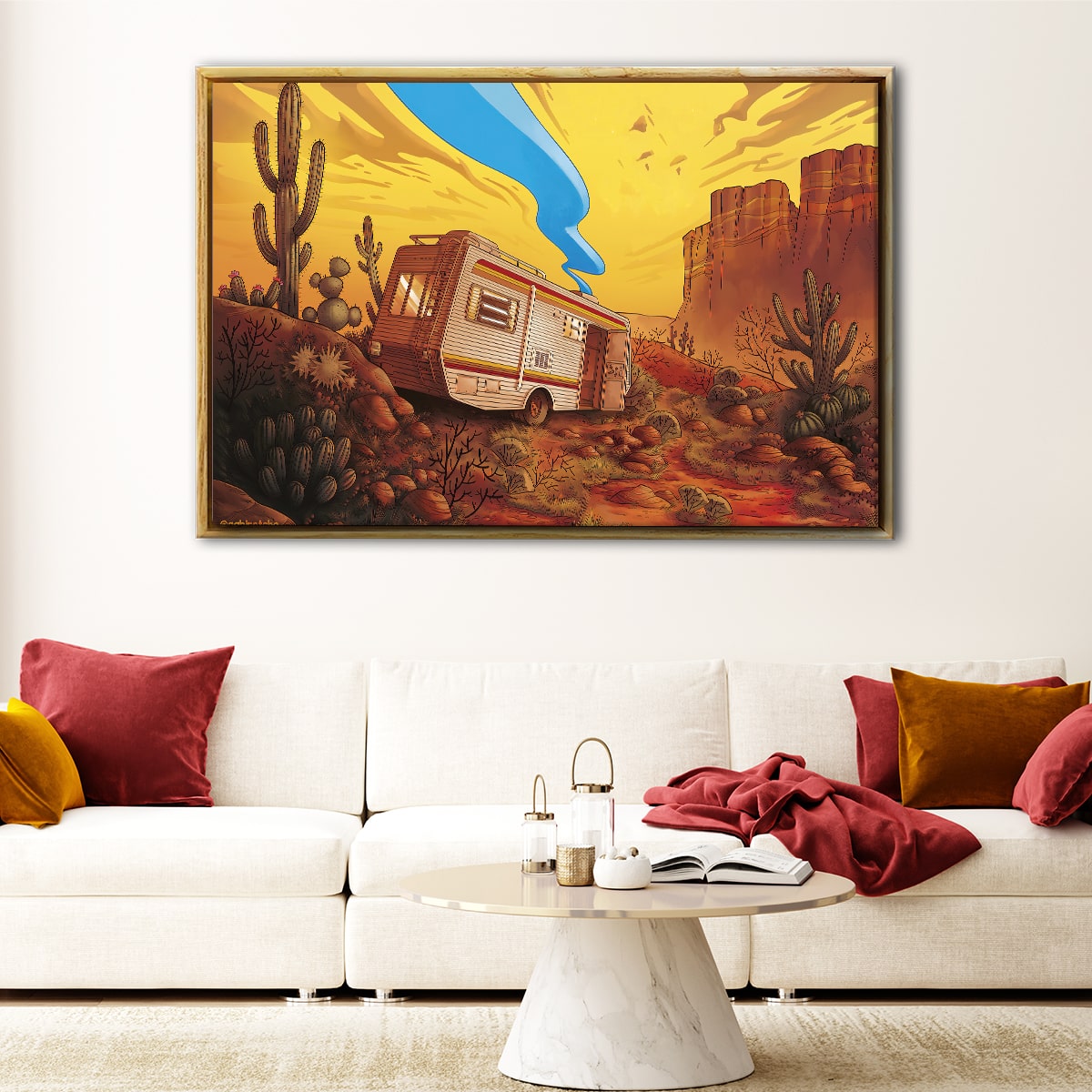 Breaking Bad Large CANVAS Art Print Gift A0 A1 A2 A3 A4 