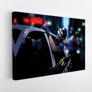 5 panels classic joker canvas art