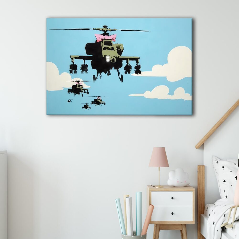 1 panels happy choppers canvas art