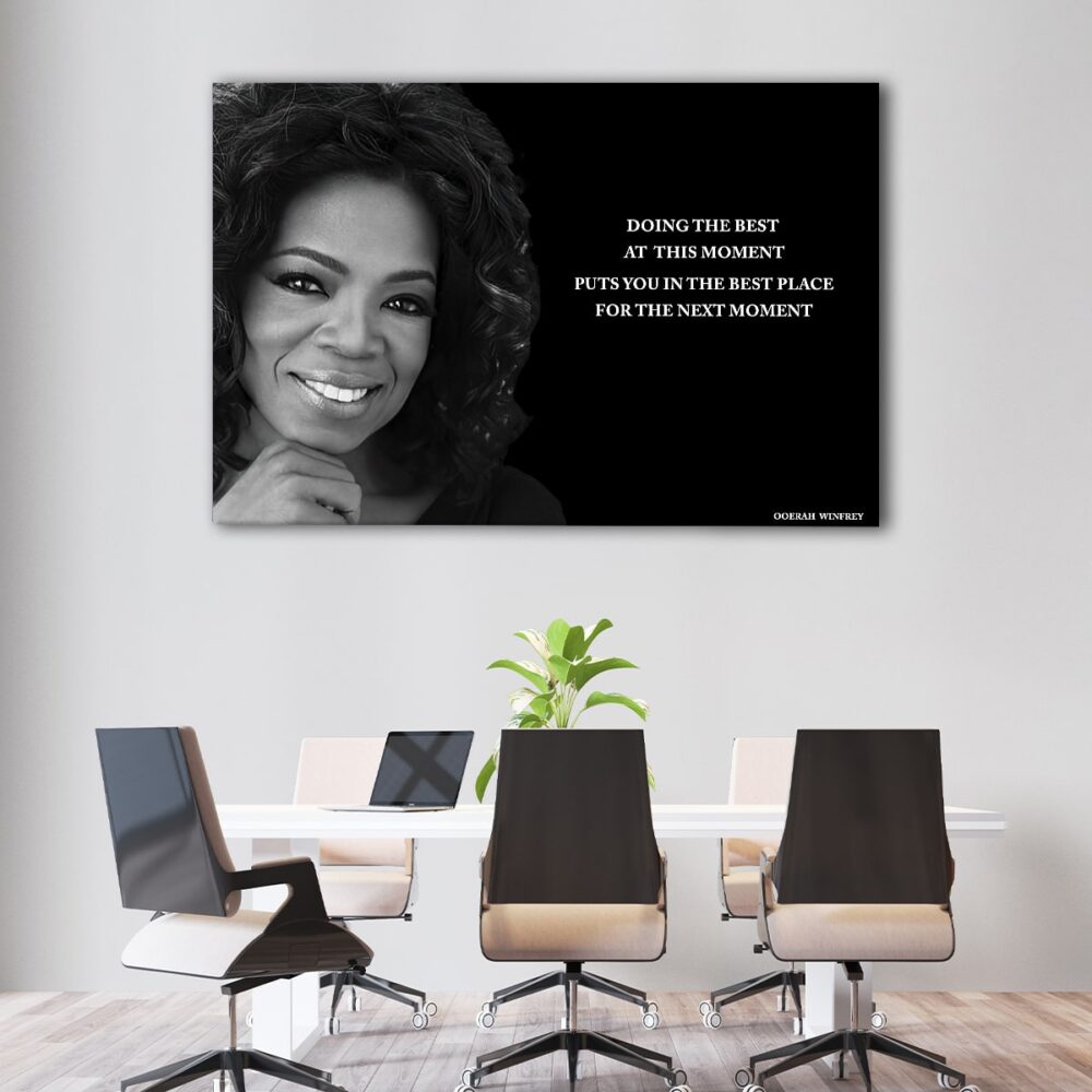 1 panels oprah winfrey quote canvas art