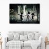 1 panels tv head dance canvas art