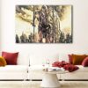 3 panels glorious achilles canvas art