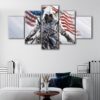 5 panels assassins creed canvas art