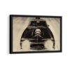 death proof car framed canvas black frame