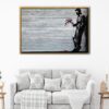waiting in vain floating frame canvas