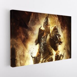 war fighter floating frame canvas