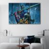 3 panels transformers canvas art