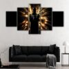 5 panels the hitman canvas art