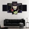 5 panels v for vendetta canvas art