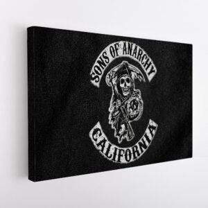 sons of anarchy floating frame canvas