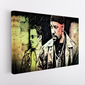 training day floating frame canvas