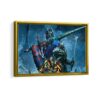 transformers framed canvas gold frame